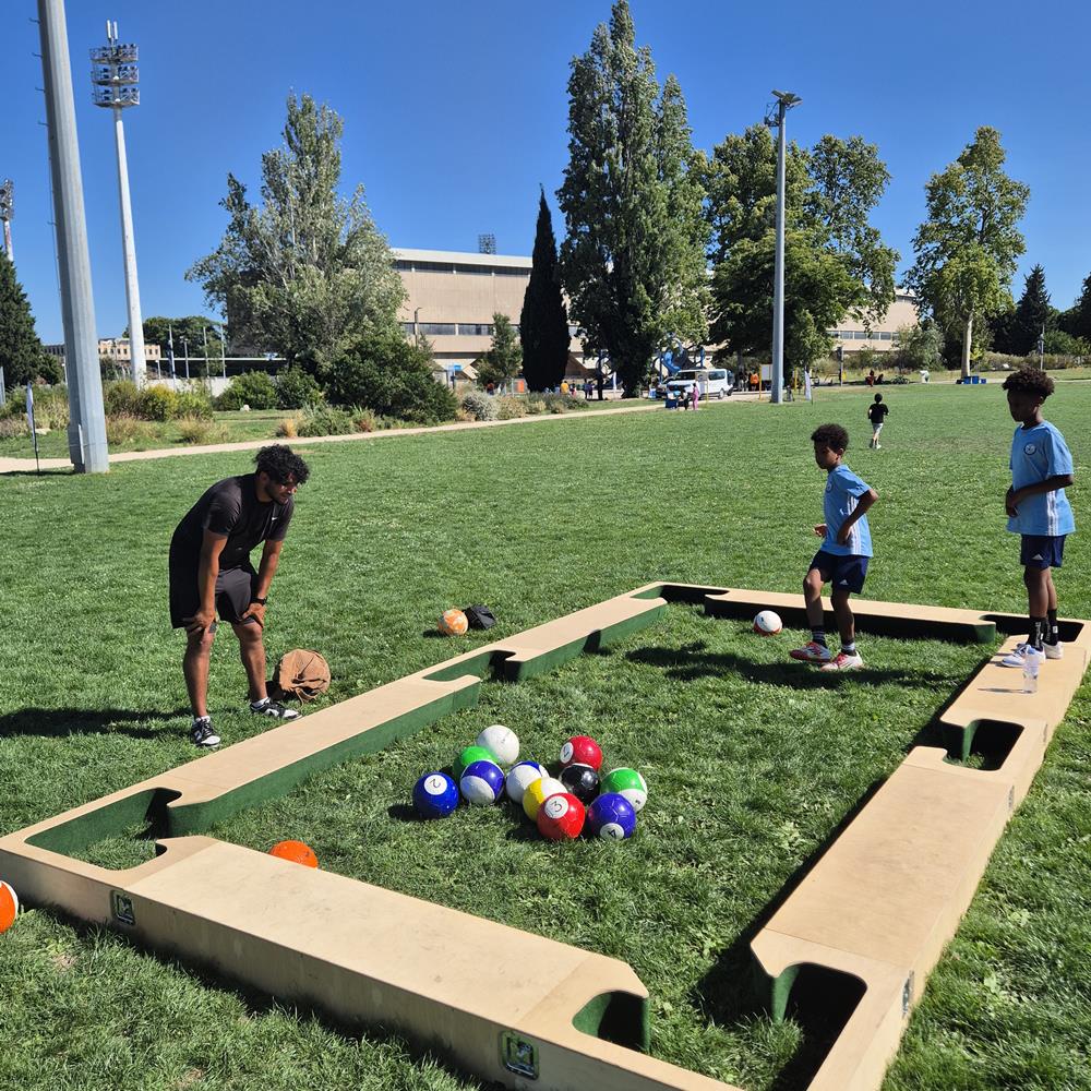 Photo Animation Snookball lors de la fête du sport à Uzès (30)