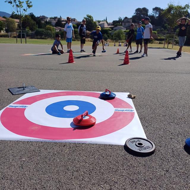 Photo Curling sur tapis