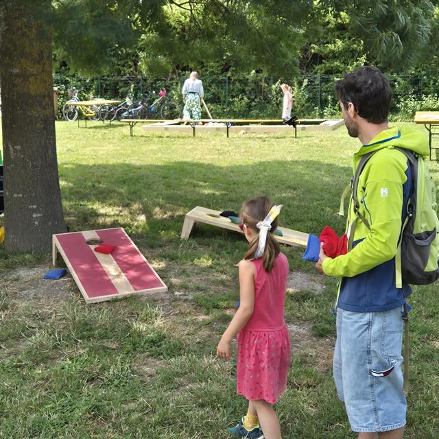 Photo Jeux en Bois - Cornhole